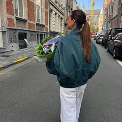 Oversized jas voor dames in stoere, casual stijl