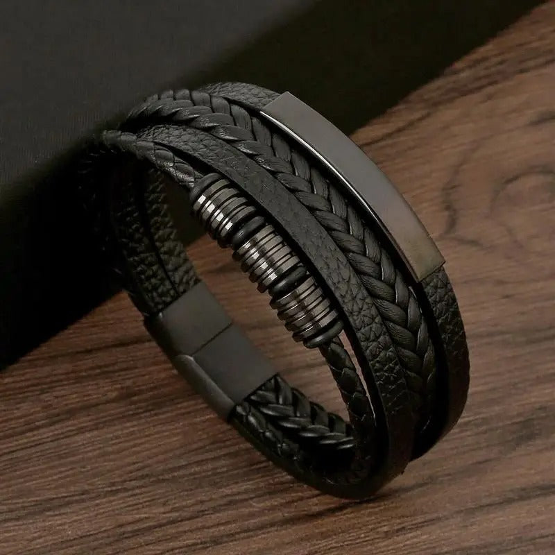 Armband heren om de pols