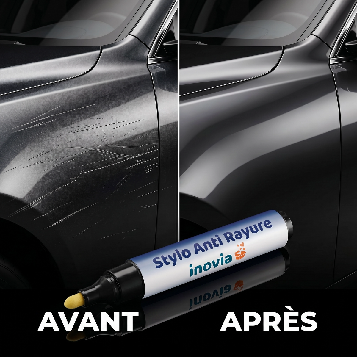 Lakstift voor het bijwerken van krassen in autolak