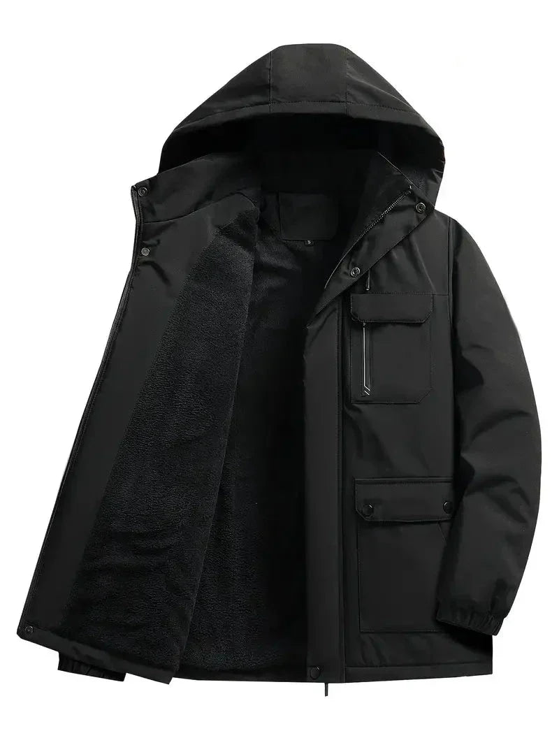 Parka winterjas heren in regular fit