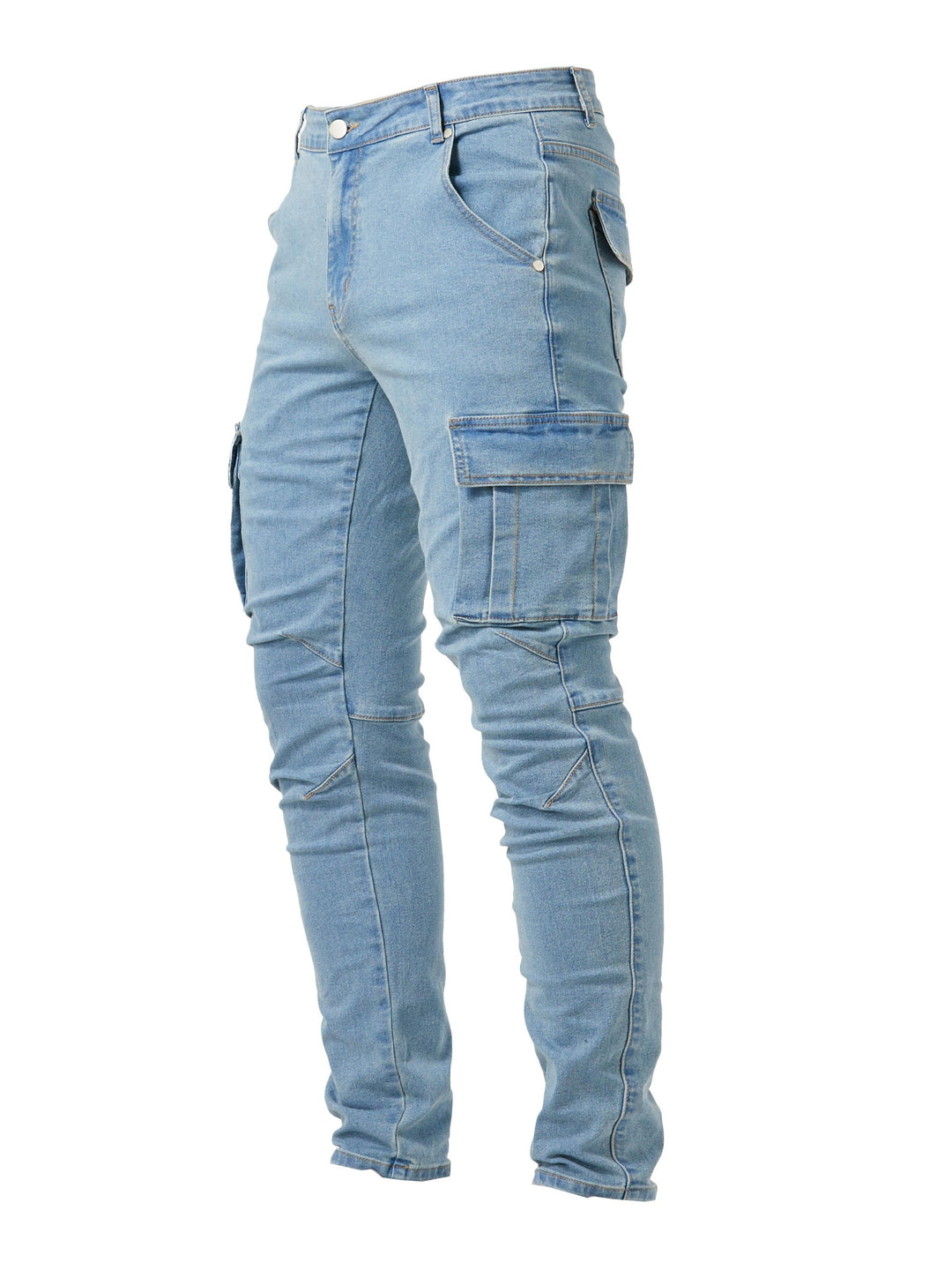 Cargo jeans heren slim fit met zakken