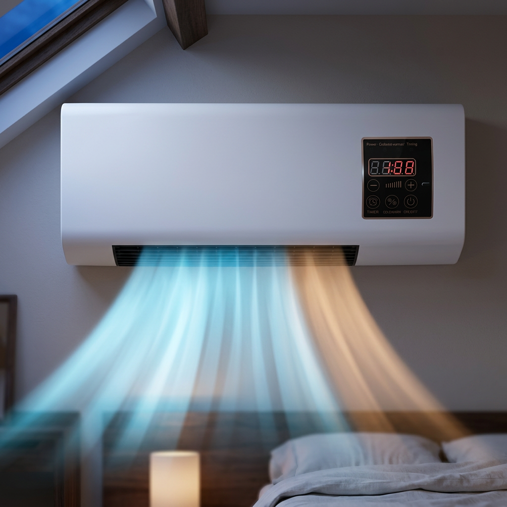 Airco zonder buitenunit aan de wand