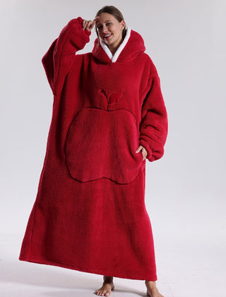 Draagbare Hoodie Deken met Mouwen en Capuchon Warm Fleece voor Bank Bed TV Kijken Luieren Ontspannen | Seveu