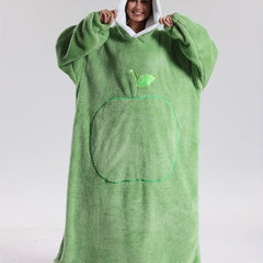 Draagbare Hoodie Deken met Mouwen en Capuchon Warm Fleece voor Bank Bed TV Kijken Luieren Ontspannen | Seveu